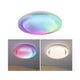 LED Deckenleuchte Rainbow RGB mit dimmbarem Regenbogeneffekt, ideal für stimmungsvolle Wohnraumbeleuchtung.