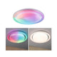 LED Deckenleuchte Rainbow CCT Dimmbar Chrom, Weiß mit Rainbow-Effekt und Tunable White Funktion.