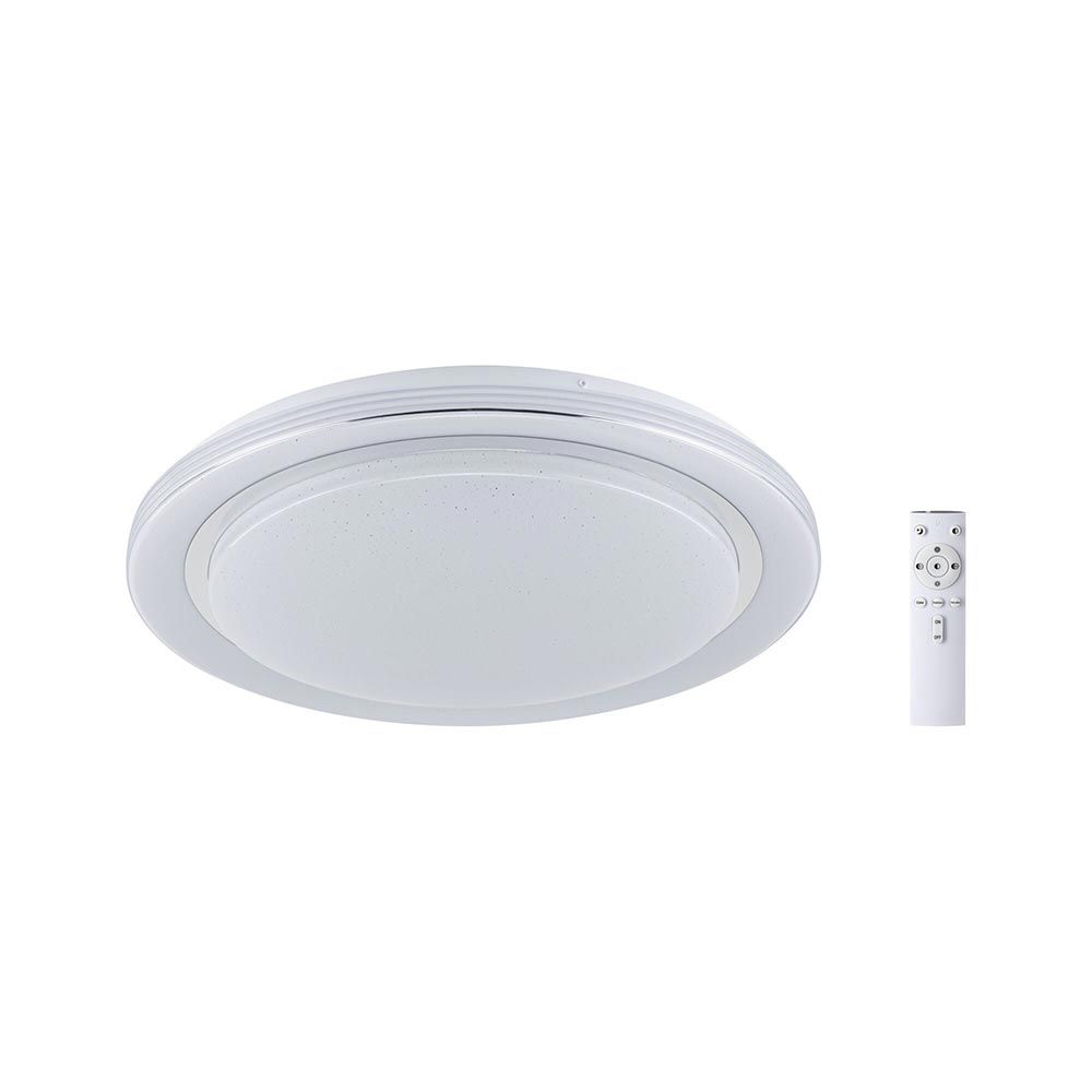 LED -kattovalaisin sateenkaari CCT -himmentävä kromi, valkoinen