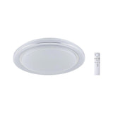 LED -kattovalaisin sateenkaari CCT -himmentävä kromi, valkoinen