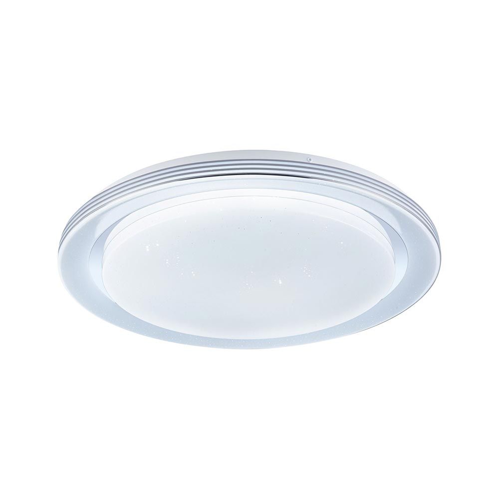 LED -kattovalaisin sateenkaari CCT -himmentävä kromi, valkoinen