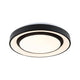 LED Deckenleuchte Rainbow RGB Schwarz Ø 47,5cm - dimmbare Wohnraumleuchte mit Regenbogeneffekt und Tunable White Funktion.