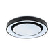 LED Deckenleuchte Rainbow RGB Schwarz Ø 47,5cm - dimmbare Wohnraumleuchte mit Regenbogeneffekt.