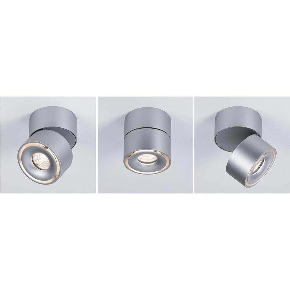 LED Deckenleuchte Spircle 530lm Chrom-Matt