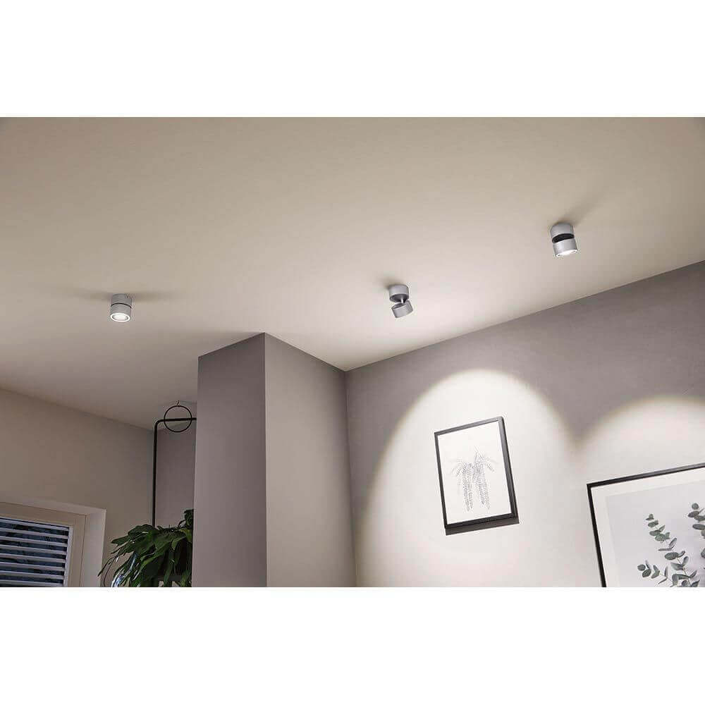 LED Deckenleuchte Spircle 530lm Chrom-Matt