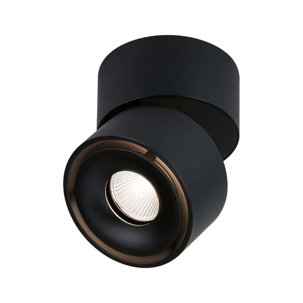 LED Decken Strahler Spircle Schwarz-Matt