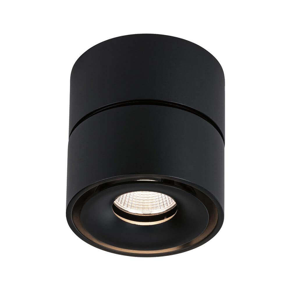 LED Decken Strahler Spircle Schwarz-Matt