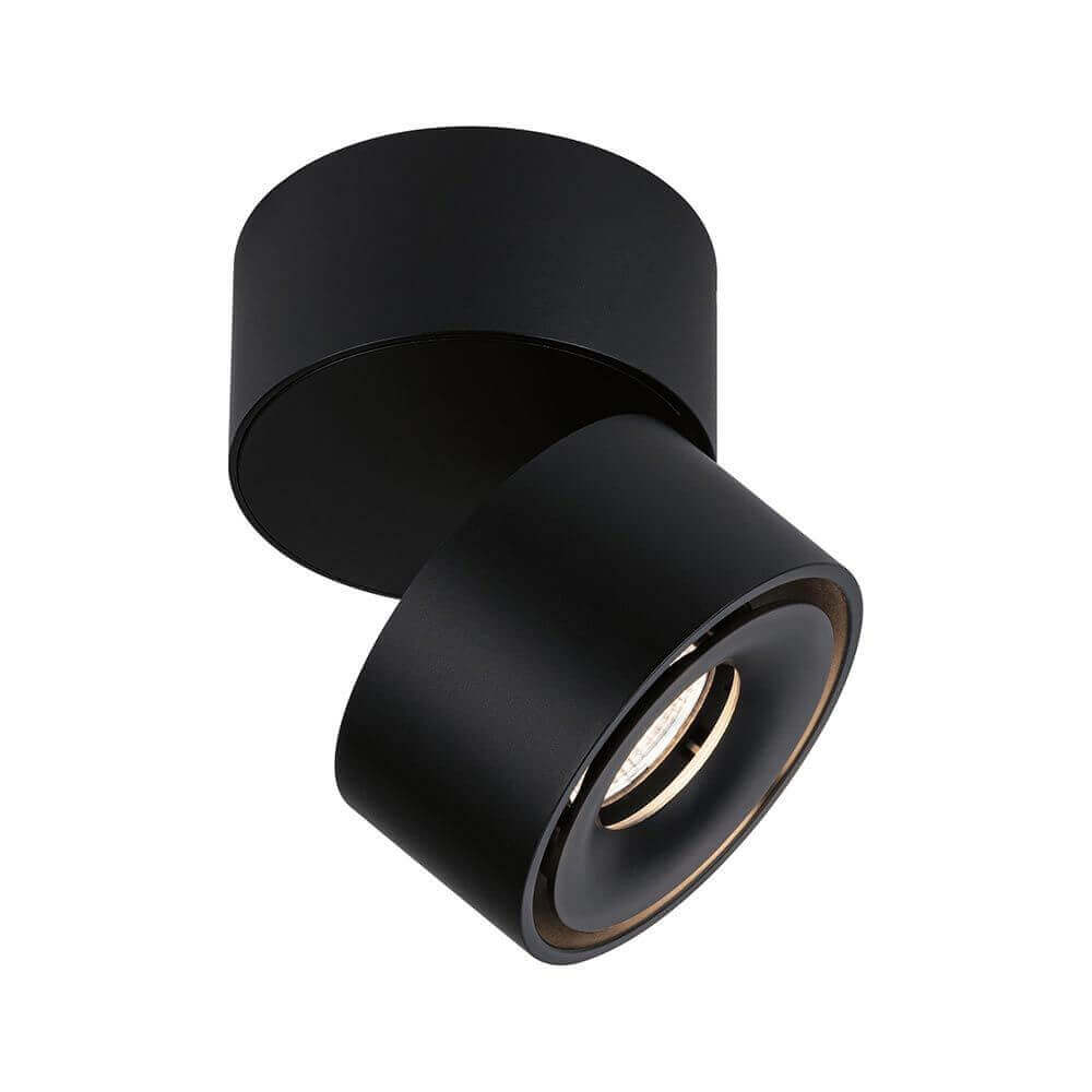 LED Decken Strahler Spircle Schwarz-Matt