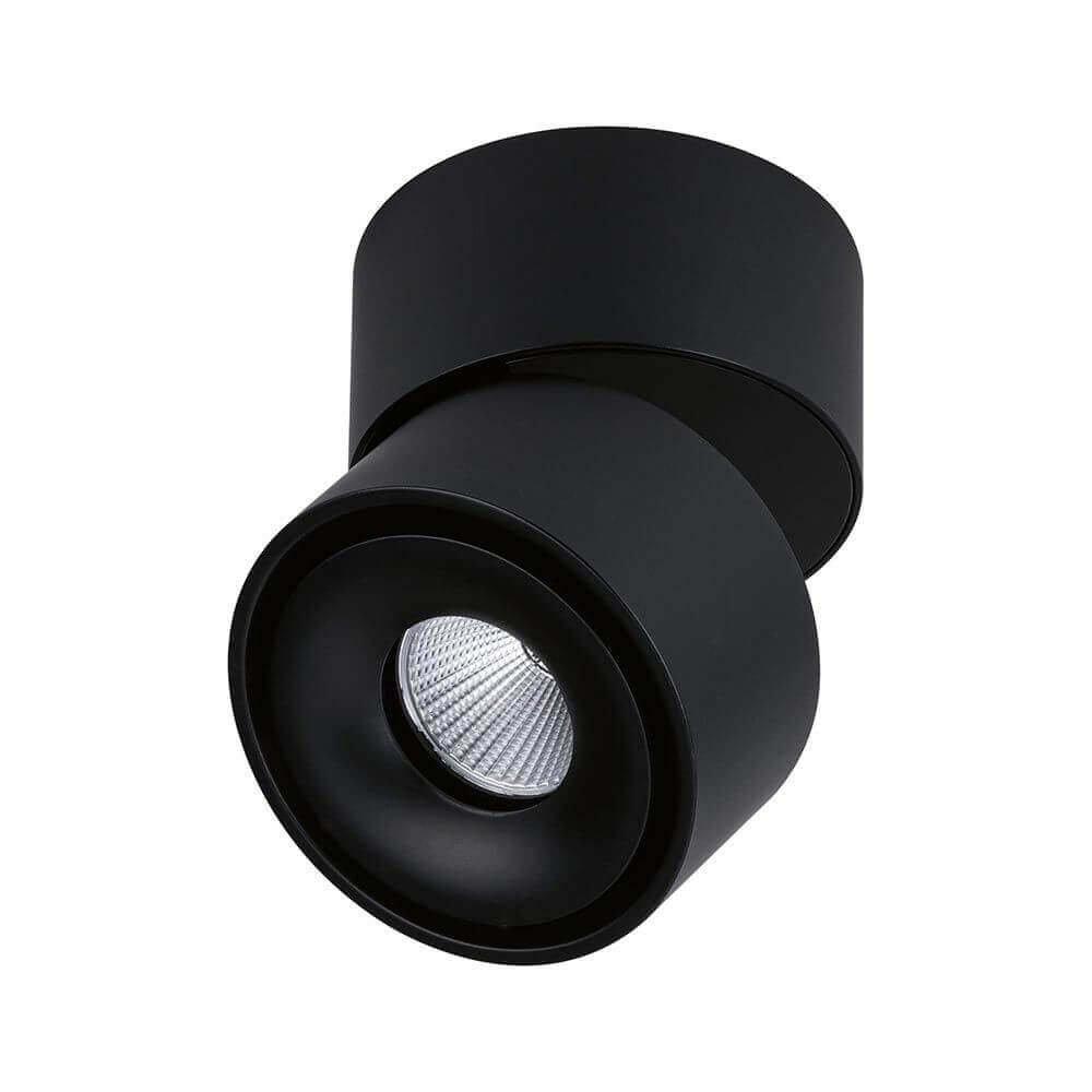 LED Decken Strahler Spircle Schwarz-Matt