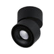 LED Decken Strahler Spircle Schwarz-Matt mit modernem Design und schwenkbarem Spotkopf. Ideal für gezielte Beleuchtung.