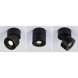 LED Decken Strahler Spircle Schwarz-Matt