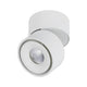 LED Deckenleuchte Spircle Strahler Weiß-Matt mit modernem Industrielook und schwenkbarem Spotkopf.