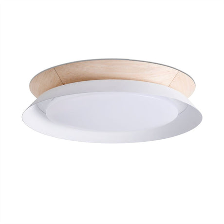 LED Deckenleuchte TENDER 24W 3000K Weiß, Braun - elegante und energieeffiziente Deckenbeleuchtung für jeden Raum.