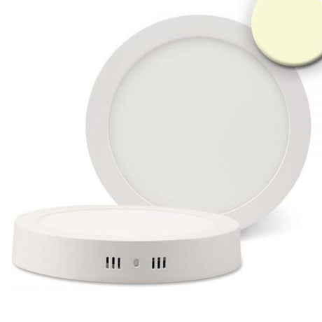 LED Deckenleuchte weiß 18W rund 22cm Warmweiß - runde Deckenleuchte für warmes Licht in jedem Raum.