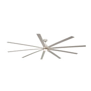 LED Deckenventilator MANHATTAN 9 Flügel Nickel-Matt