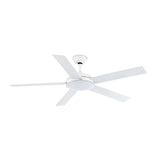 Ventilateur de plafond LED Nova 12W 1000lm blanc, blanc-ham