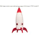 LED Dekolichterkette Raketen Maße: B: 8cm H: 11cm 8 Warmweiße Dioden, dekorative Rakete auf Lichterkette