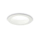 LED Downlight Basic S Ø14,4cm 3000K in flachem, modernem Design für Flur- und Bürobeleuchtung.