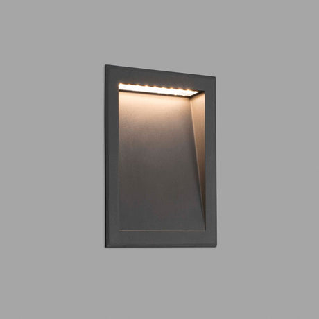 LED Downlight SOUN IP65 Dunkelgrau mit moderner, eleganter Design und warmem Licht.