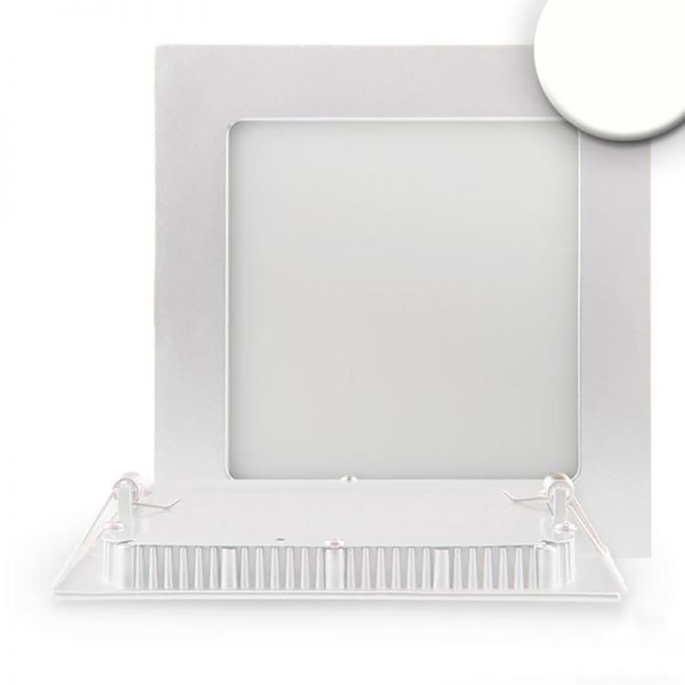 LED installationspanel 19 x 19 cm fladt vinkel hvid dæmpbar 15w neutral hvid