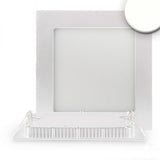 LED installationspanel 19 x 19 cm fladt vinkel hvid dæmpbar 15w neutral hvid