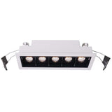 LED recessed luminaire Line 640lm 5x2W warm white