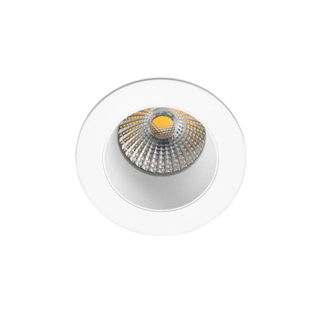 LED Einbaulampe Clear IP65 7W 3000K 36° Weiß - runde Deckenleuchte, ideal für feuchte Räume.