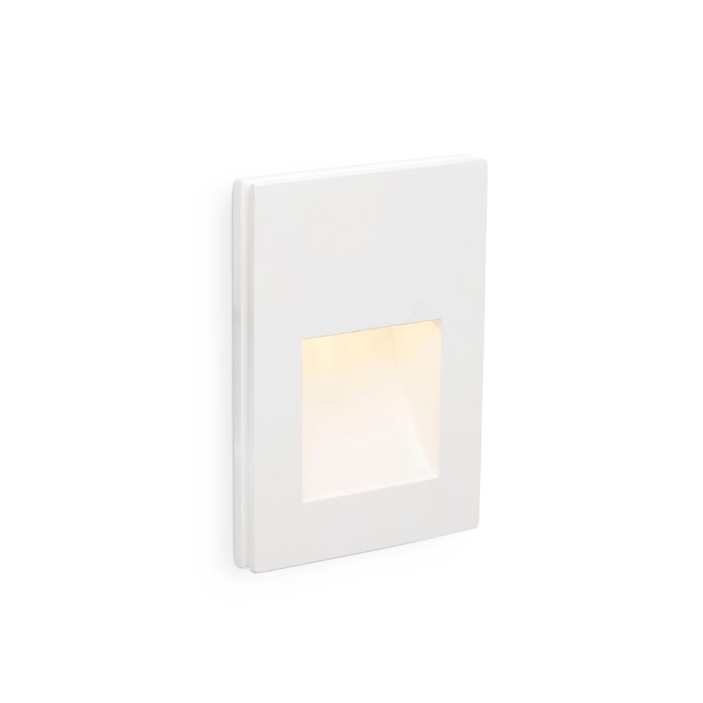 LED Wandeinbaulampe PLAS-3 1W 3000K Weiß