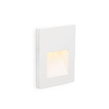 LED Wandeinbaulampe PLAS-3 1W 3000K Weiß an der Wand montiert, modernes Design, warmweißes Licht