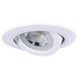 LED Einbauleuchten 3er-Set schwenkbar Rund 8,2cm Weiß-Matt in elegantem Design.