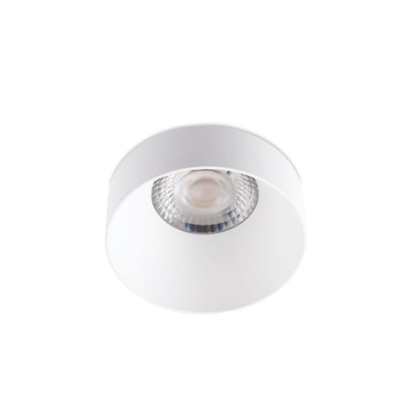 LED Einbauleuchte Bow Dimmbar 18W 2700K 36° Ø 80mm Weiß mit modernem Design
