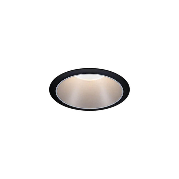 LED Cole recessed light base set 8.8 cm black, silver in a modern design with glare-free lighting.
