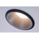 LED Einbauleuchte Cole Basis-Set 8,8cm Schwarz, Silber - elegante Einbauleuchte in mattem Schwarz mit blendfreier Beleuchtung.