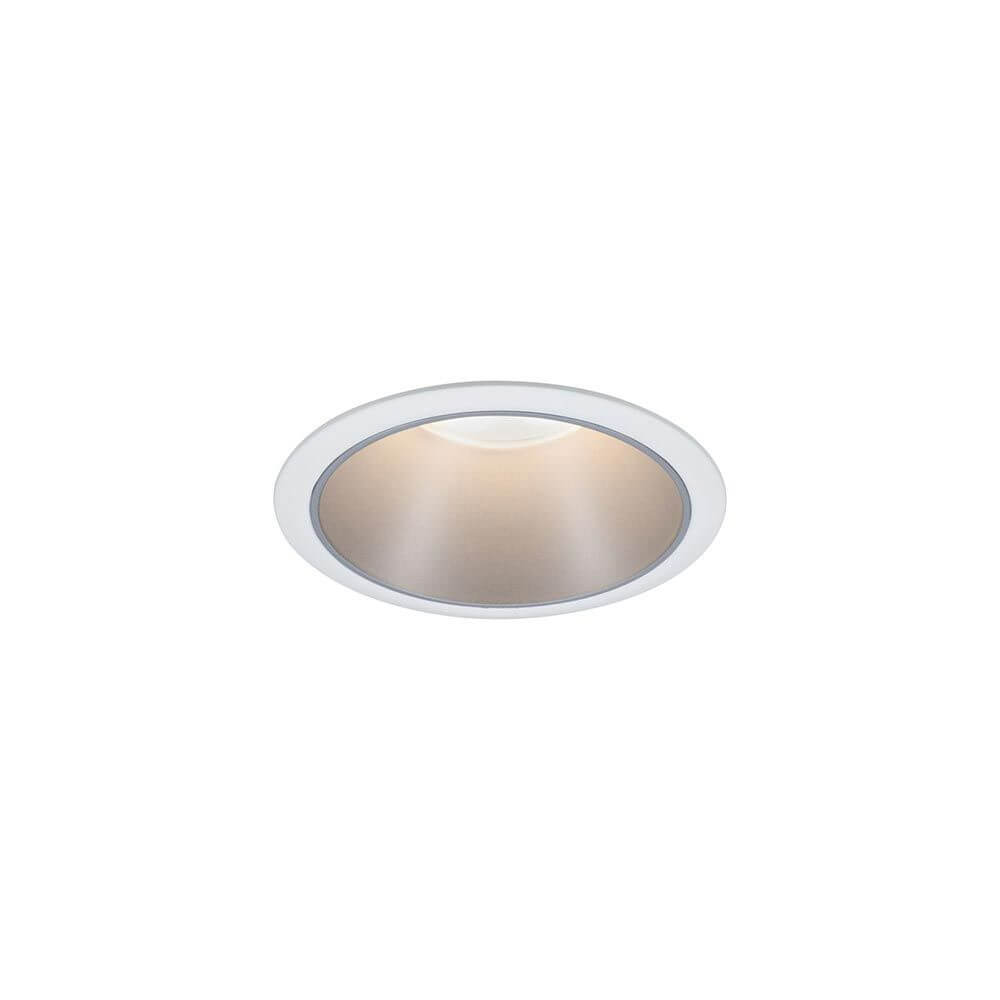 LED Einbauleuchte Cole in Silber für blendfreies, warmweißes Licht und moderne Raumgestaltung.