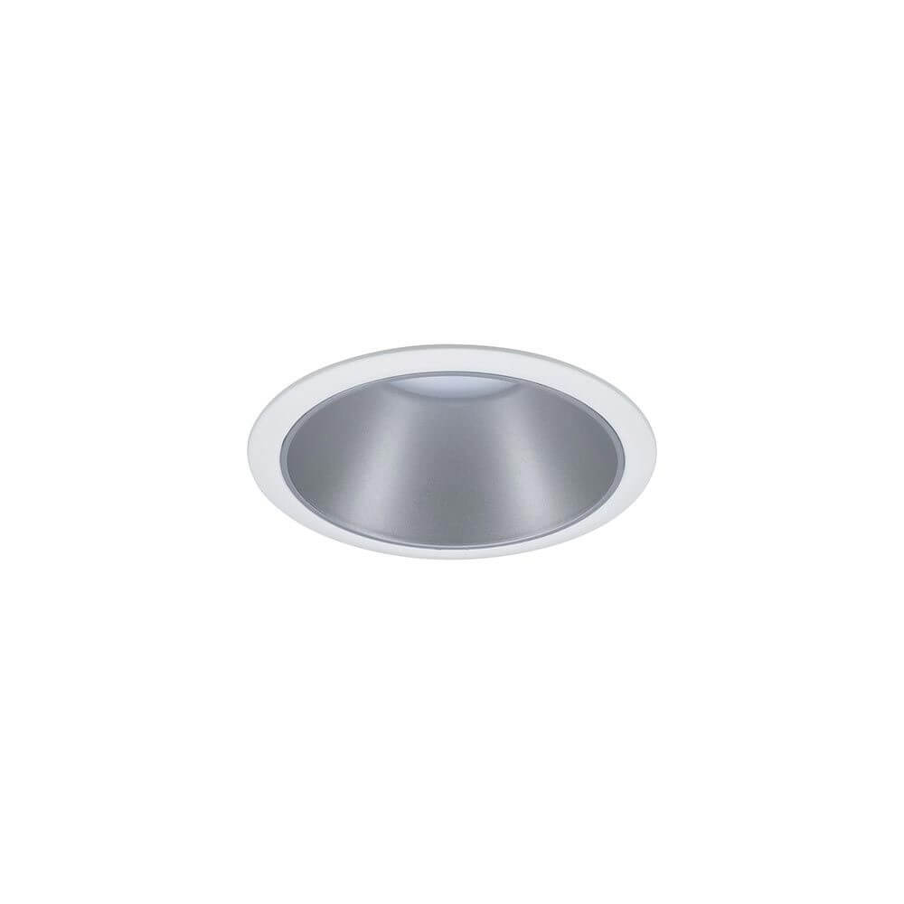 LED Einbauleuchte Cole in Silber mit mattem Finish, blendfreies Licht für moderne Raumgestaltungen.
