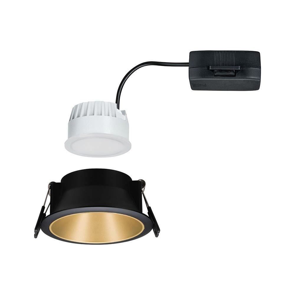 LED Einbauleuchte Cole Schwarz, Gold  Paulmann   