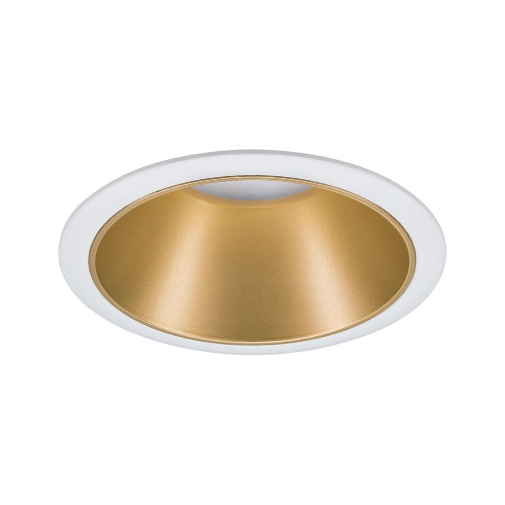 LED recessed light Cole LED Round 8.8cm White, Gold