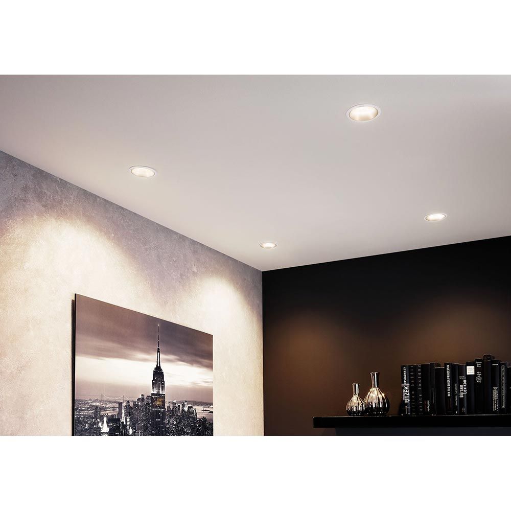 LED recessed light Cole LED Round 8.8cm White, Gold