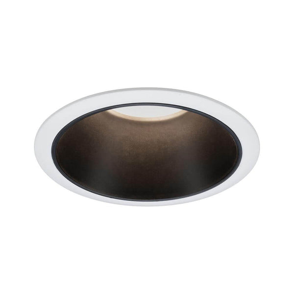 LED Einbauleuchte Cole LED Rund 8,8cm Weiß, Schwarz in elegantem Design mit blendfreier Beleuchtung.