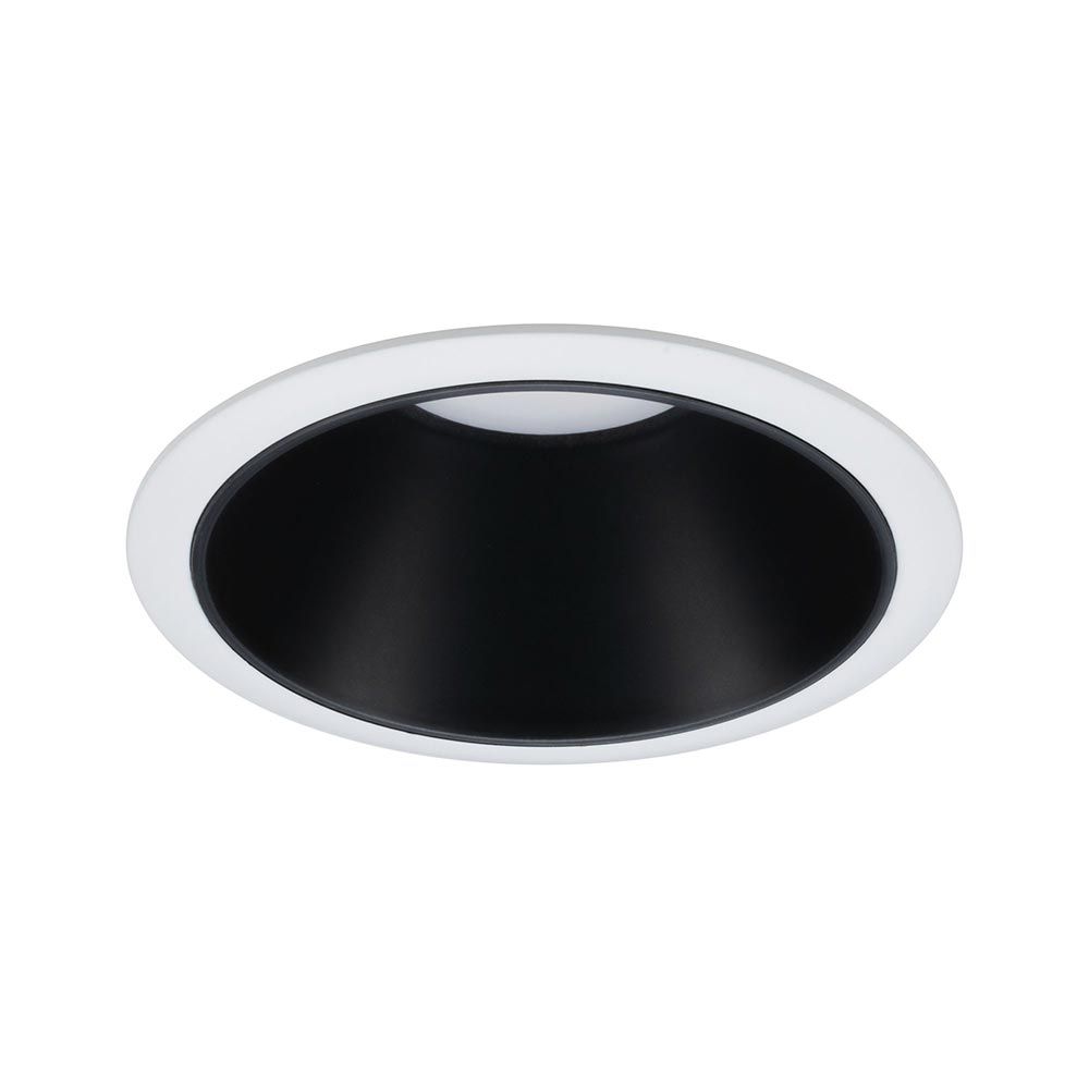 LED Einbauleuchte Cole LED Rund 8,8cm Weiß, Schwarz  Paulmann   