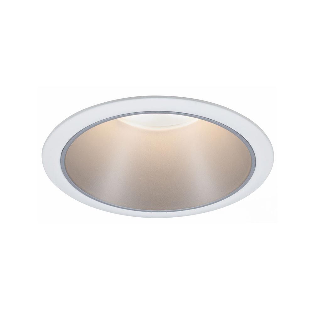 LED Einbauleuchte Cole LED Rund 8,8cm Weiß, Silber  Paulmann   