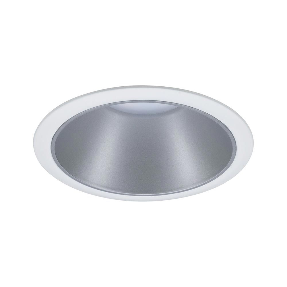 LED Einbauleuchte Cole LED Rund 8,8cm Weiß, Silber  Paulmann   