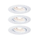 LED Einbauleuchte Nova Mini Plus Basis-Set 66mm 15° Dimmbar – schwenkbare weiße Einbauleuchten für flexible Beleuchtung.