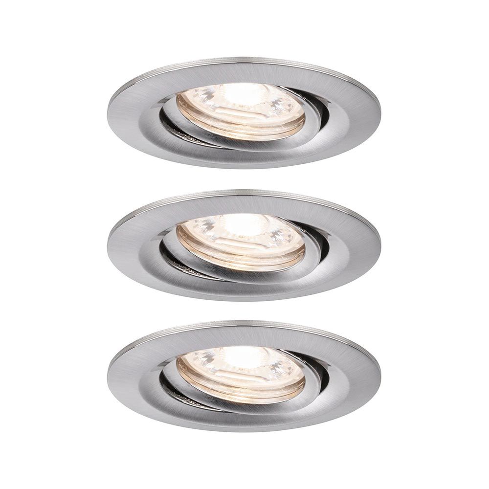 LED Einbauleuchte Nova Mini Plus LED Basis-Set Rund 66mm 15°  Paulmann   