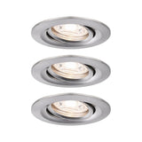 LED Einbauleuchte Nova Mini Plus LED Basis-Set Rund 66mm 15°  Paulmann   