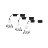 LED Einbauleuchte Nova Mini Plus LED Basis-Set Rund 66mm 15° Alu  Paulmann   