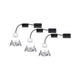 LED Einbauleuchten Nova Mini Plus Set mit dimmbaren, schwenkbaren Leuchten in Alu-Design, ideal für kreative Beleuchtungslösungen.