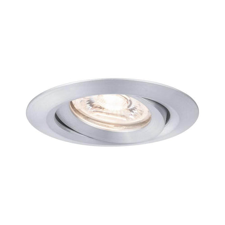 LED Einbaustrahler Nova Mini Plus in Alu mit schwenkbarer Einbauleuchte und EasyDim-Funktion.