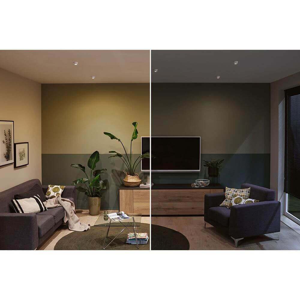 LED Einbauleuchte Gil Schwarz, Weiß IP44