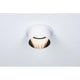 LED Einbauleuchte Gil Schwarz, Weiß IP44 mit modernem Design und blendfreien Lichthighlights an der Decke.